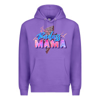 Purple badass mama Premium Hoodie - Zillion Design Studio