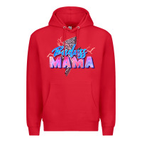 Red badass mama Premium Hoodie - Zillion Design Studio