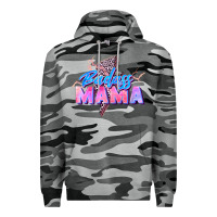 Slate Camo badass mama Premium Hoodie - Zillion Design Studio