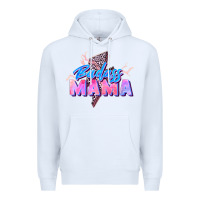 White badass mama Premium Hoodie - Zillion Design Studio
