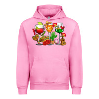 Fuchsia Pink mexico wine glasses cups Urban Hoodie - CTS Tumbler Store