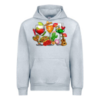 Heather Grey mexico wine glasses cups Urban Hoodie - CTS Tumbler Store