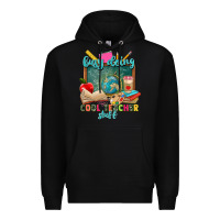 Black busy doing cool teacher stuff Premium Hoodie - Zillion Design Studio