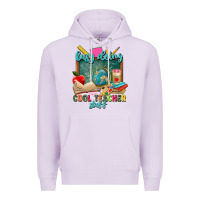 Lilac busy doing cool teacher stuff Premium Hoodie - Zillion Design Studio
