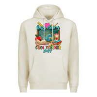 Oatmeal Heather busy doing cool teacher stuff Premium Hoodie - Zillion Design Studio