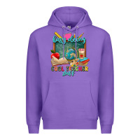 Purple busy doing cool teacher stuff Premium Hoodie - Zillion Design Studio