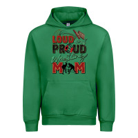 Emerald loud and proud wrestling mom Urban Hoodie - Zillion Design Studio