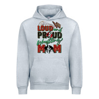 Heather Grey loud and proud wrestling mom Urban Hoodie - Zillion Design Studio