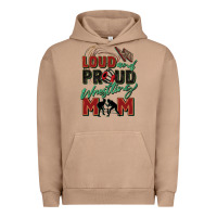 Pigment Burro loud and proud wrestling mom Urban Hoodie - Zillion Design Studio