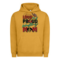 Pigment Peanut Butter loud and proud wrestling mom Urban Hoodie - Zillion Design Studio