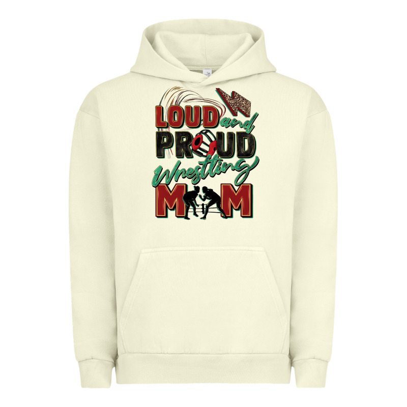Loud And Proud Wrestling Mom Urban Hoodie by Zillion Design Studio | Teevron