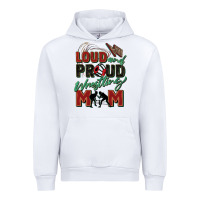 White loud and proud wrestling mom Urban Hoodie - Zillion Design Studio