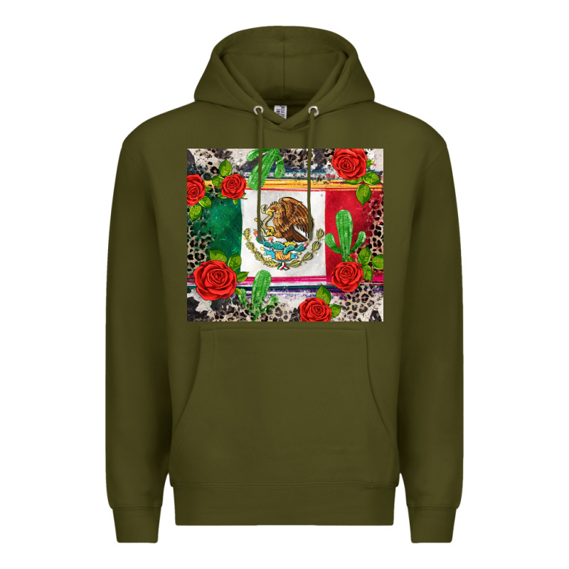 Mexican Flag Premium Hoodie by CTS Tumbler Store | Teevron