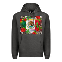 Charcoal Heather mexican flag Premium Hoodie - CTS Tumbler Store