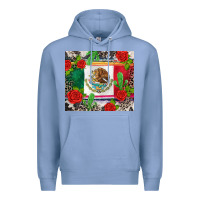 Colony Blue mexican flag Premium Hoodie - CTS Tumbler Store