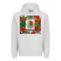 Dove Grey mexican flag Premium Hoodie - CTS Tumbler Store