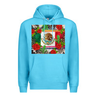 Ocean Blue mexican flag Premium Hoodie - CTS Tumbler Store