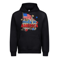 Black made in america Urban Hoodie - Zillion Design Studio