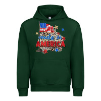 Forest Green made in america Urban Hoodie - Zillion Design Studio