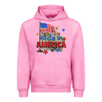 Fuchsia Pink made in america Urban Hoodie - Zillion Design Studio