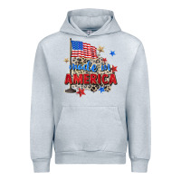 Heather Grey made in america Urban Hoodie - Zillion Design Studio