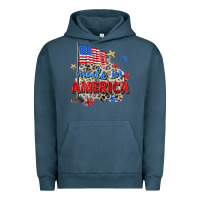 Pigment Midnight Navy made in america Urban Hoodie - Zillion Design Studio