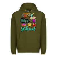 Army Green happy first day of school Premium Hoodie - Zillion Design Studio