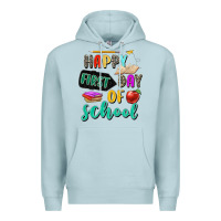 Blue Mist happy first day of school Premium Hoodie - Zillion Design Studio