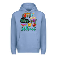 Colony Blue happy first day of school Premium Hoodie - Zillion Design Studio