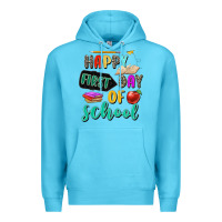 Ocean Blue happy first day of school Premium Hoodie - Zillion Design Studio