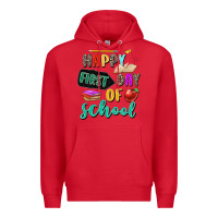 Red happy first day of school Premium Hoodie - Zillion Design Studio