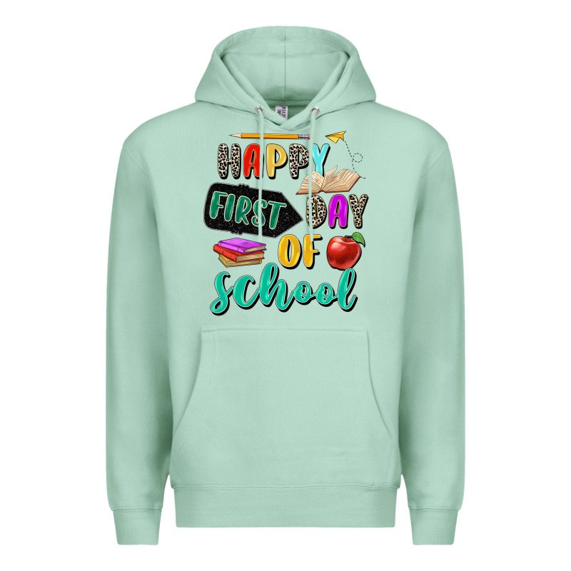 Happy First Day Of School Premium Hoodie by Zillion Design Studio | Teevron
