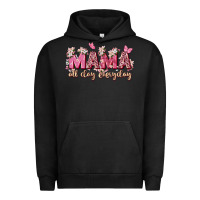 Pigment Black mama all day everyday Urban Hoodie - Zillion Design Studio