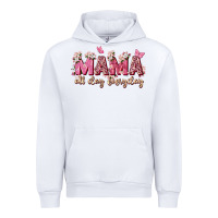 White mama all day everyday Urban Hoodie - Zillion Design Studio