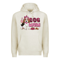 Oatmeal Heather dog mom Premium Hoodie - Zillion Design Studio