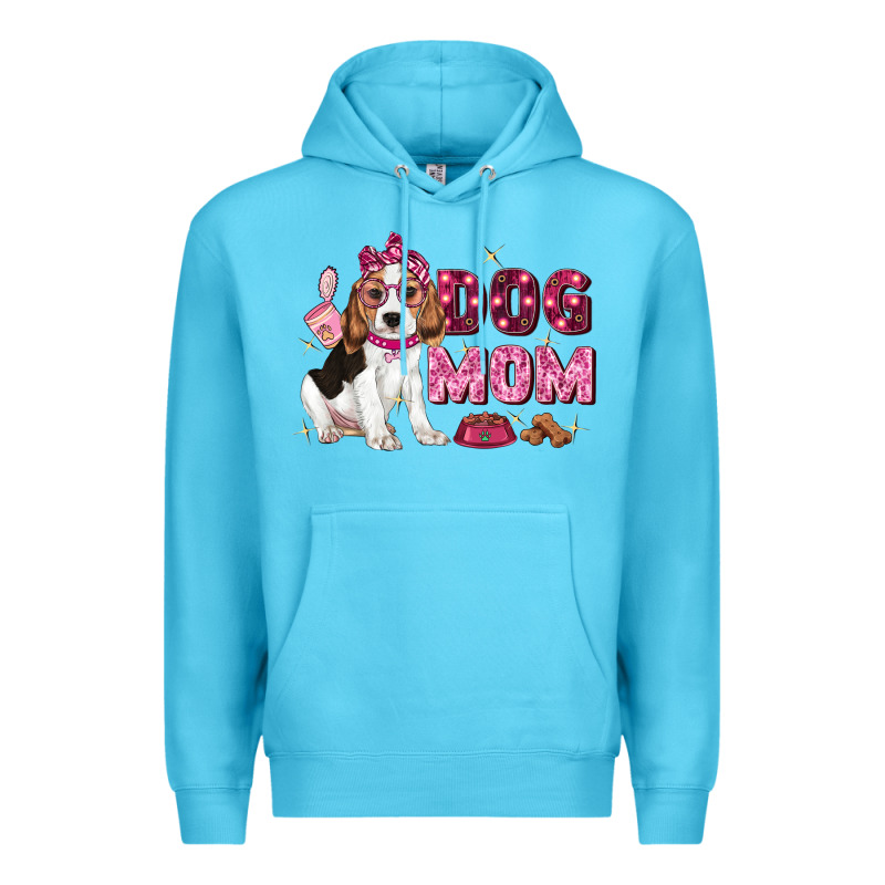 Dog Mom Premium Hoodie by Zillion Design Studio | Teevron