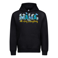 Black mama all day everyday Urban Hoodie - Zillion Design Studio
