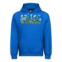 Cobalt mama all day everyday Urban Hoodie - Zillion Design Studio