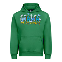 Emerald mama all day everyday Urban Hoodie - Zillion Design Studio
