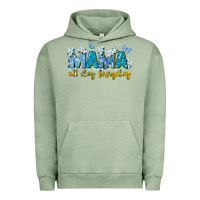 Pigment Oil Green mama all day everyday Urban Hoodie - Zillion Design Studio