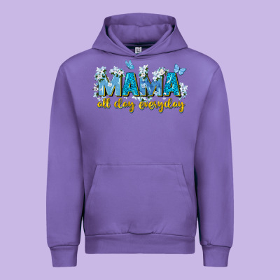 Mama All Day Everyday Urban Hoodie Designed By Zillion Design Studio