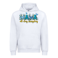 White mama all day everyday Urban Hoodie - Zillion Design Studio