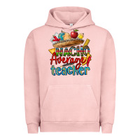 Pigment Salmon nacho average teacher Urban Hoodie - CTS Tumbler Store