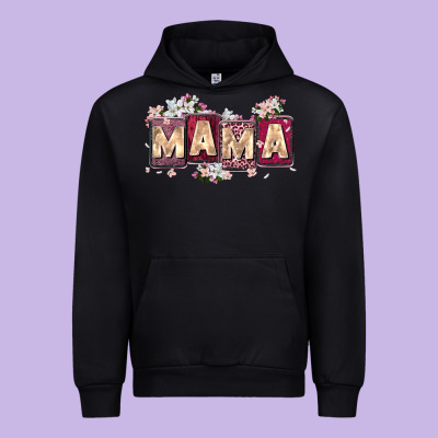 Mama With License Letters Urban Hoodie Designed By Zillion Design Studio