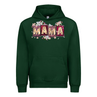 Forest Green mama with license letters Urban Hoodie - Zillion Design Studio