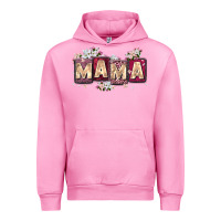 Fuchsia Pink mama with license letters Urban Hoodie - Zillion Design Studio