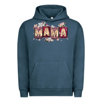 Pigment Midnight Navy mama with license letters Urban Hoodie - Zillion Design Studio