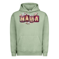 Pigment Oil Green mama with license letters Urban Hoodie - Zillion Design Studio