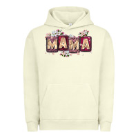 Pigment Pistachio mama with license letters Urban Hoodie - Zillion Design Studio