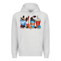 Dove Grey hockey begins after coffee cups Premium Hoodie - Zillion Design Studio